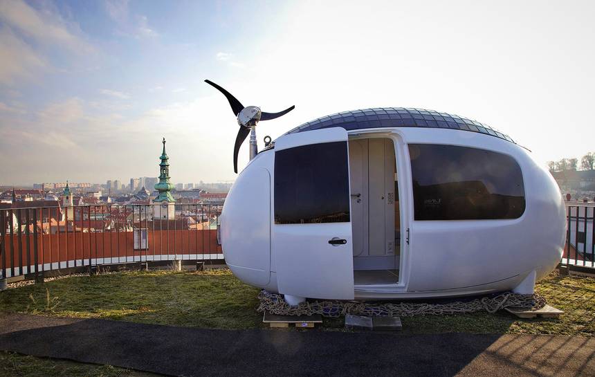 Self-Powered Ecocapsule Helps You Escape The Madness Of Modern Day Slavery Off-Grid