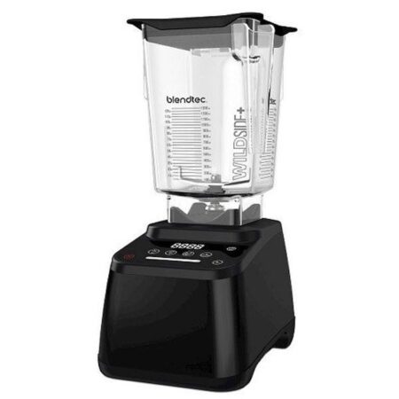 Blendtec Classic 575 Blender, 90 oz WildSide+ Jar, and Spoonula Spatula - Kitchen Blender Bundle - Black