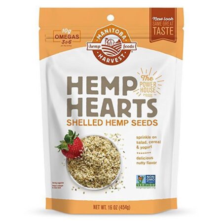 Manitoba Harvest Hemp Hearts Raw Shelled Hemp Seeds, Natural, 1 Pound