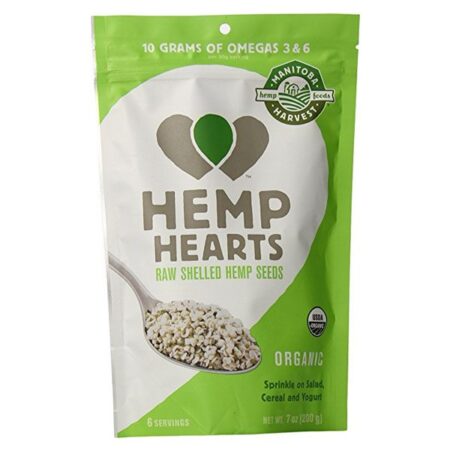 Manitoba Harvest Organic Hemp Hearts Raw Shelled Hemp Seeds, 7 Ounce