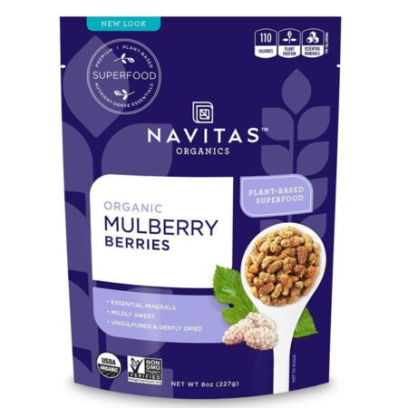 Navitas Organics Mulberries, 8 oz. Bag
