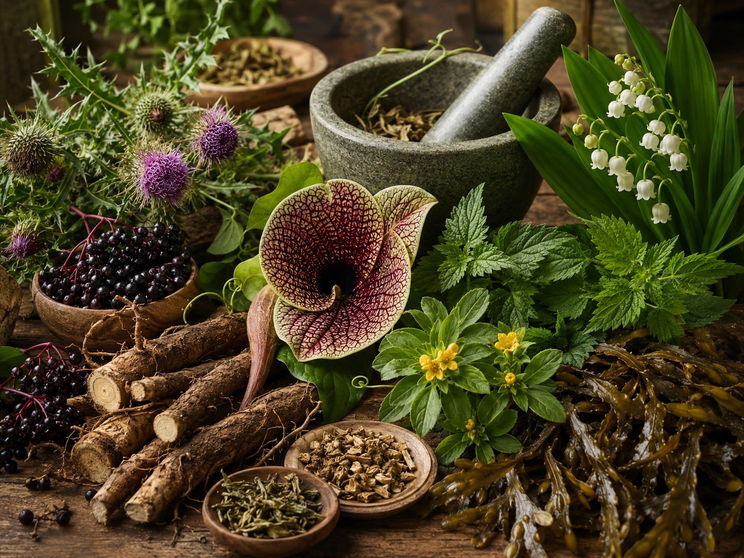 Alkaline plant herbs