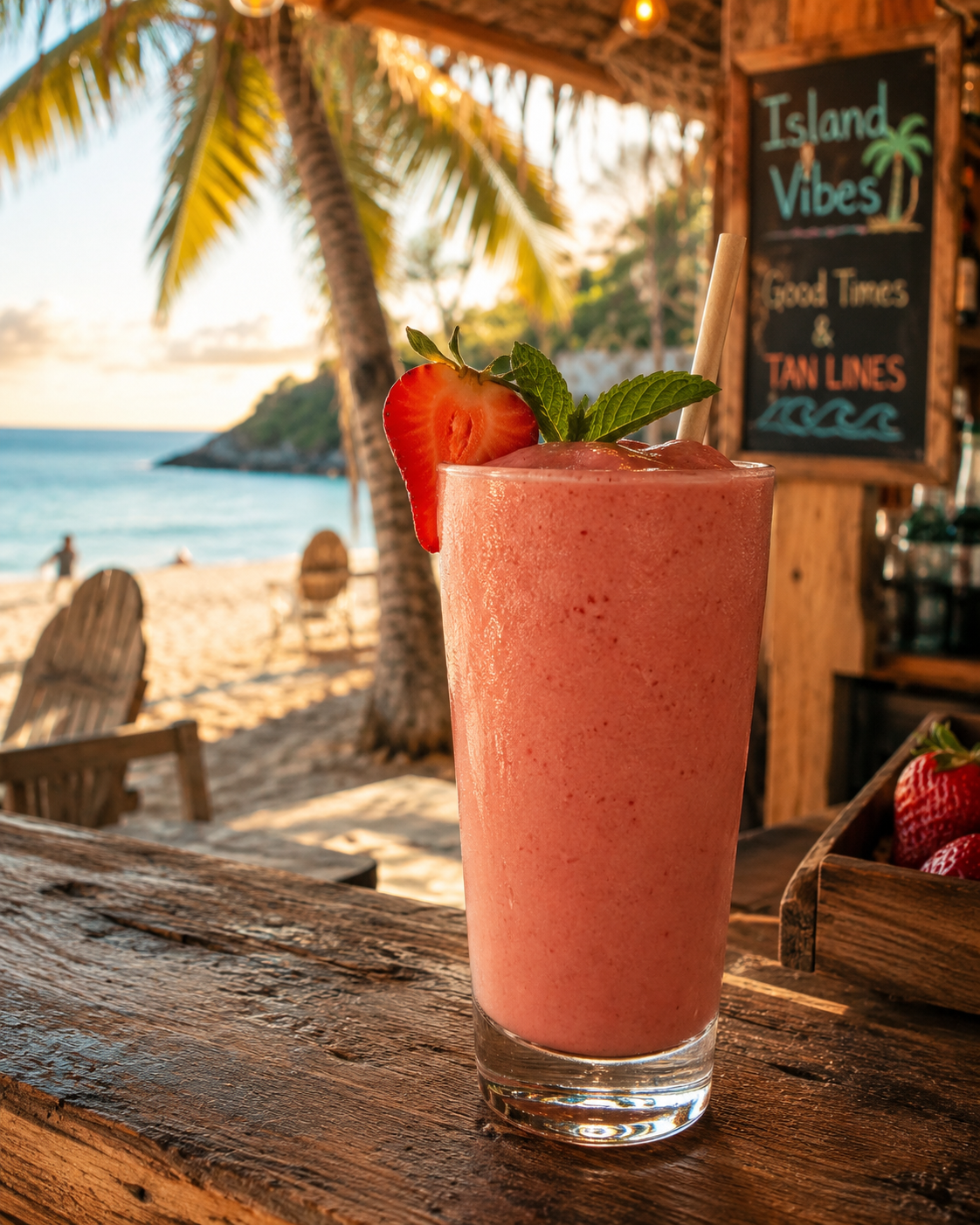 Strawberry Smoothie alkaline plant-based recipes